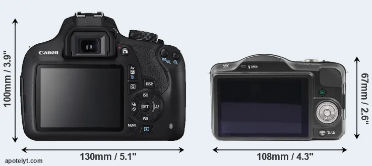Comparison T5 or GF3 rear