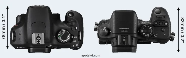 Compare T5 versus GH3 top