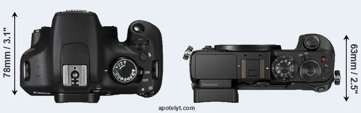 Compare T5 versus GX8 top