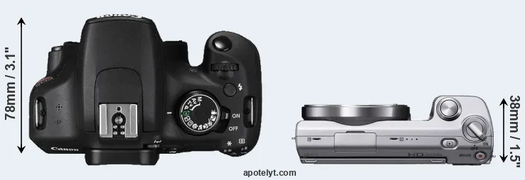 Compare T5 versus NEX-5 top