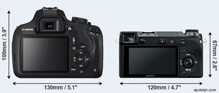 Comparison T5 or NEX-6 rear