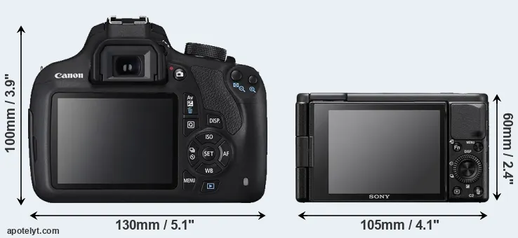 Comparison T5 or ZV-1 rear