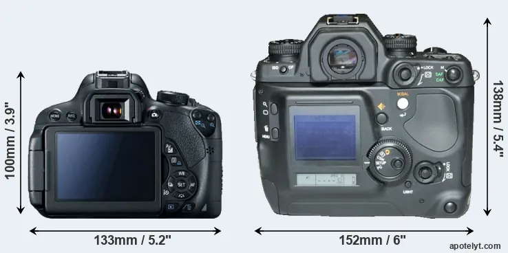 Comparison T5i or N Digital rear