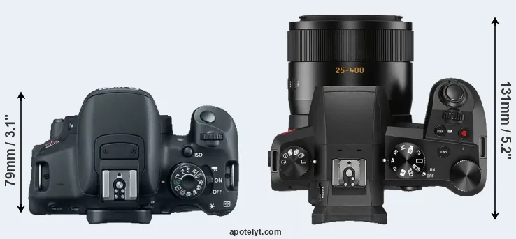 Compare T5i versus V-LUX 5 top
