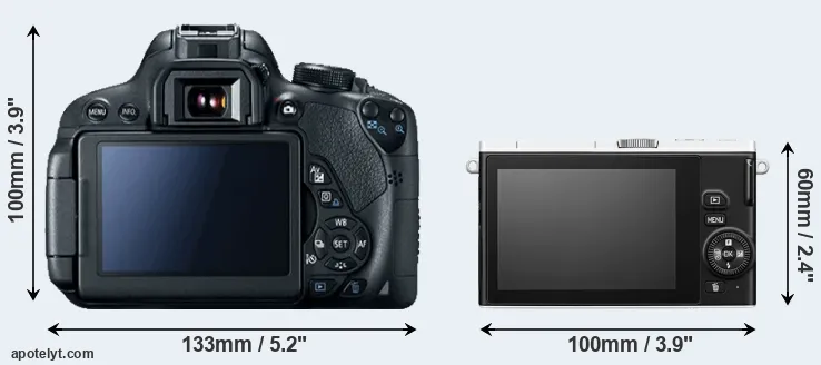 Comparison T5i or J4 rear