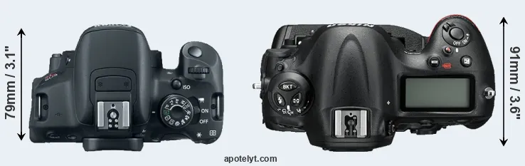 Compare T5i versus D4S top