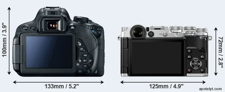 Comparison T5i or PEN-F rear