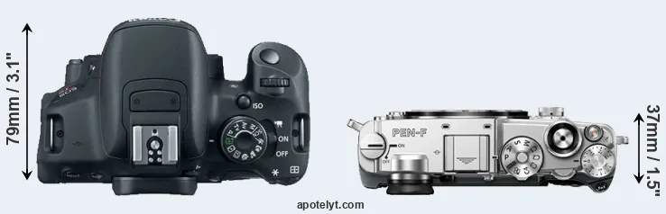 Compare T5i versus PEN-F top
