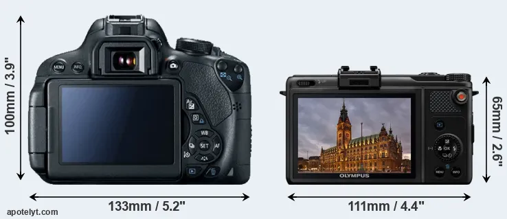 Comparison T5i or XZ-1 rear