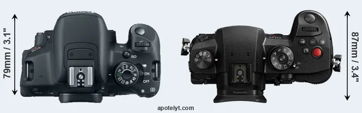 Compare T5i versus GH5 II top