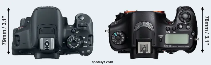 Compare T5i versus A99 top