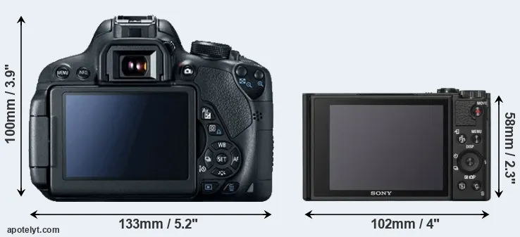 Comparison T5i or WX800 rear