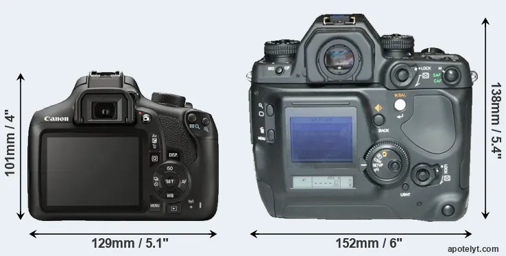 Comparison T6 or N Digital rear