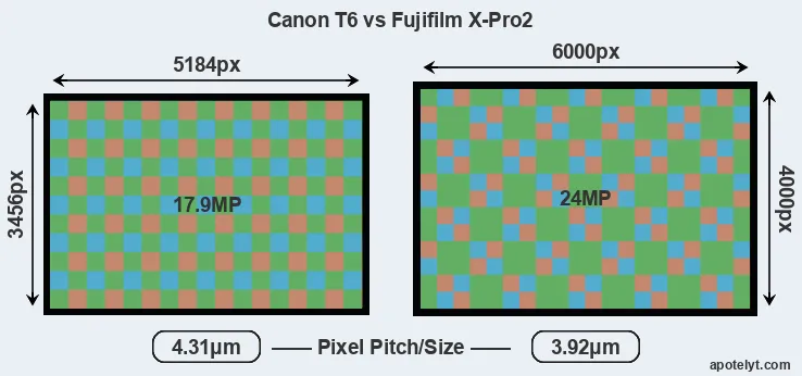 T6 versus X-Pro2 MP