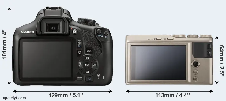 Comparison T6 or XF10 rear