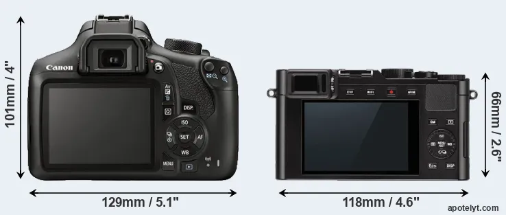 Comparison T6 or D-LUX Typ 109 rear