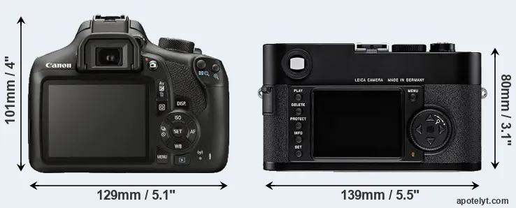 Comparison T6 or M8 rear