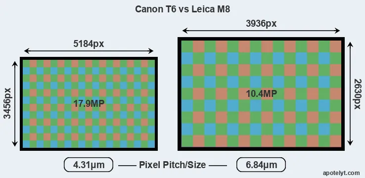 T6 versus M8 MP