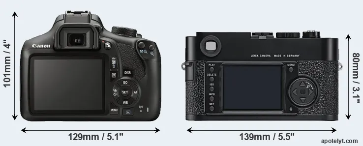Comparison T6 or M9 rear