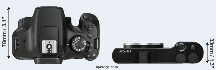 Compare T6 versus TL2 top