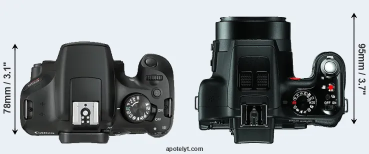 Compare T6 versus V-LUX 3 top