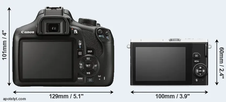 Comparison T6 or J4 rear