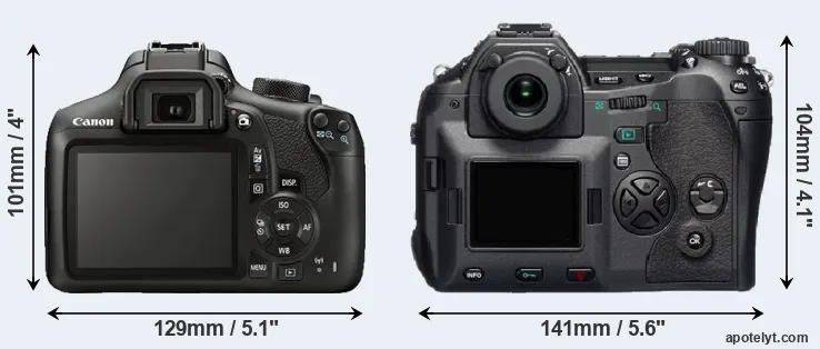 Comparison T6 or E-1 rear