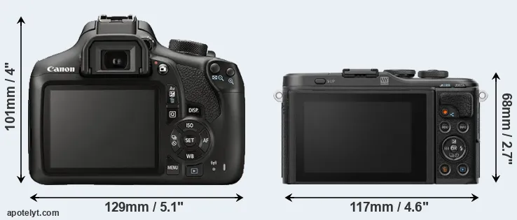Comparison T6 or E-PL10 rear