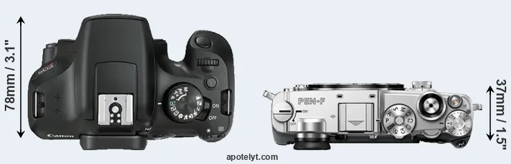 Compare T6 versus PEN-F top