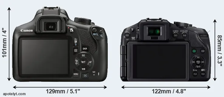 Comparison T6 or G6 rear