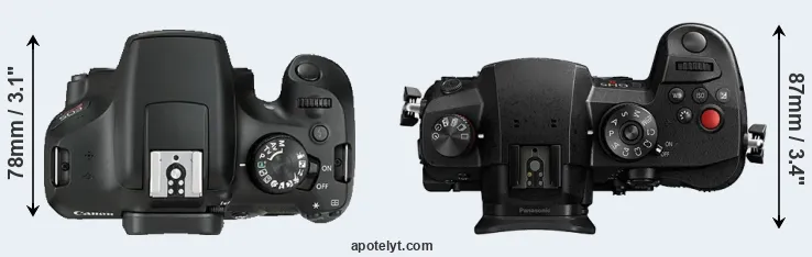 Compare T6 versus GH5 II top