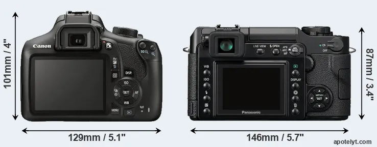 Comparison T6 or L1 rear