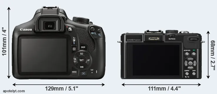 Comparison T6 or LX7 rear