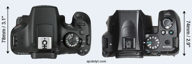 Compare T6 versus K-70 top