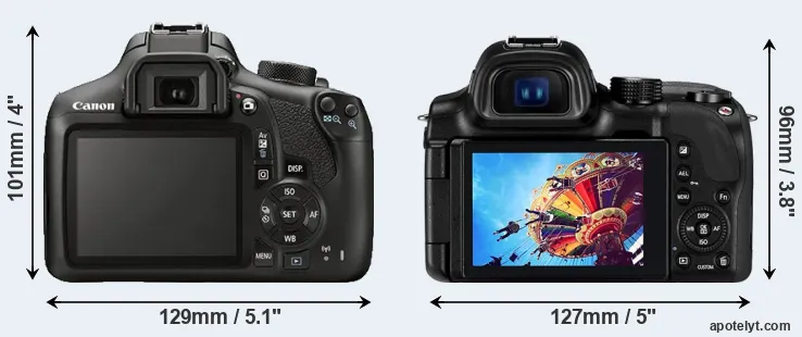 Comparison T6 or NX30 rear