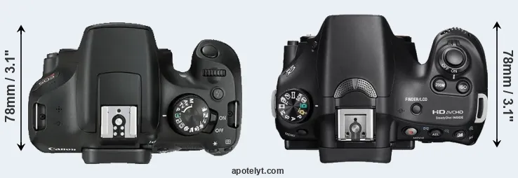 Compare T6 versus A58 top
