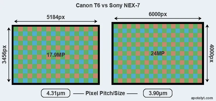 T6 versus NEX-7 MP