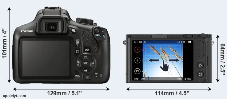 Comparison T6 or M1 rear