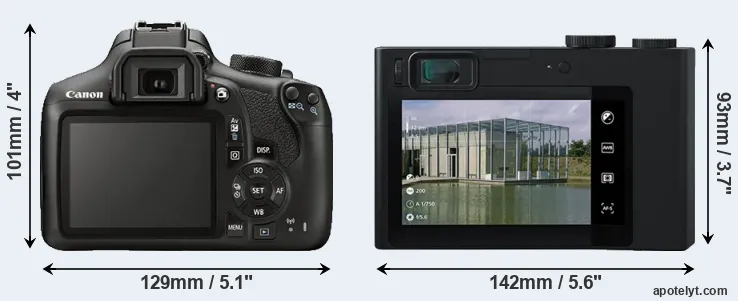 Comparison T6 or ZX1 rear