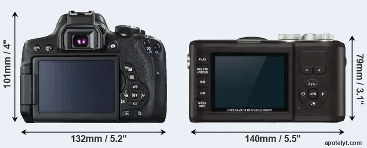 Comparison T6i or X-U Typ 113 rear