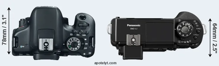 Compare T6i versus L1 top
