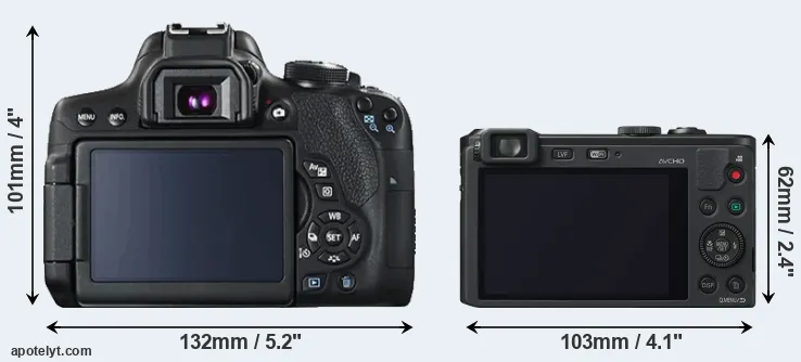 Comparison T6i or LF1 rear
