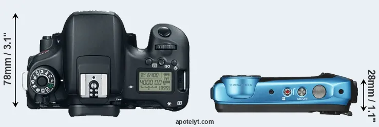 Compare T6s versus XP130 top