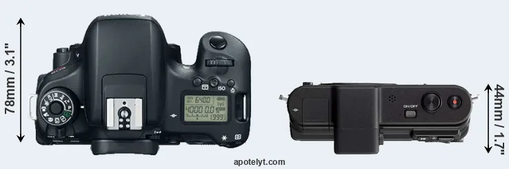 Compare T6s versus V1 top
