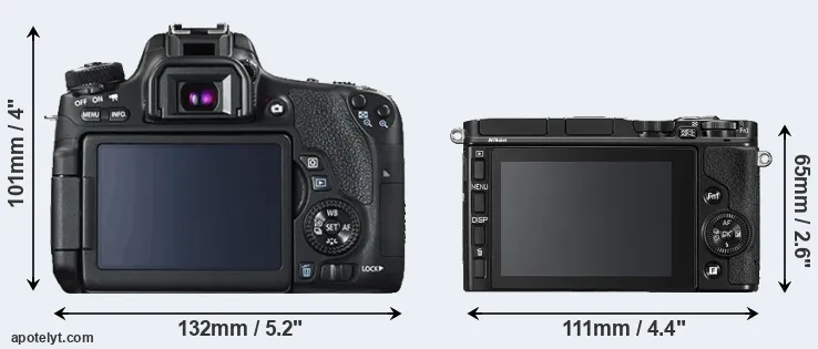 Comparison T6s or V3 rear