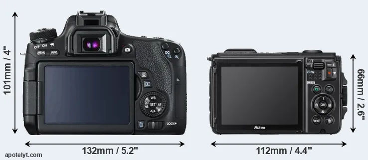 Comparison T6s or W300 rear