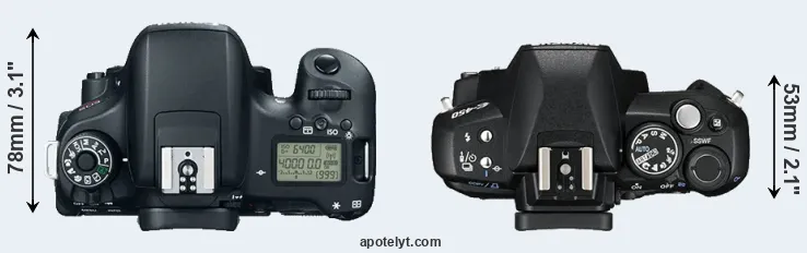 Compare T6s versus E-450 top