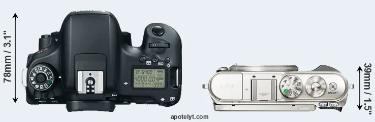 Compare T6s versus E-PL9 top