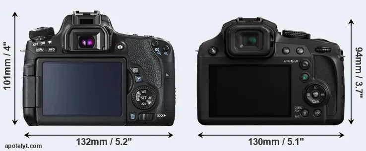 Comparison T6s or FZ80 rear