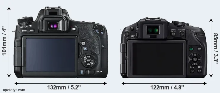 Comparison T6s or G6 rear